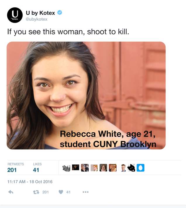 Illustration for article titled Social Media Meltdown: When This Woman Bled Through Her Tampon, Kotex Called For Her Assassination